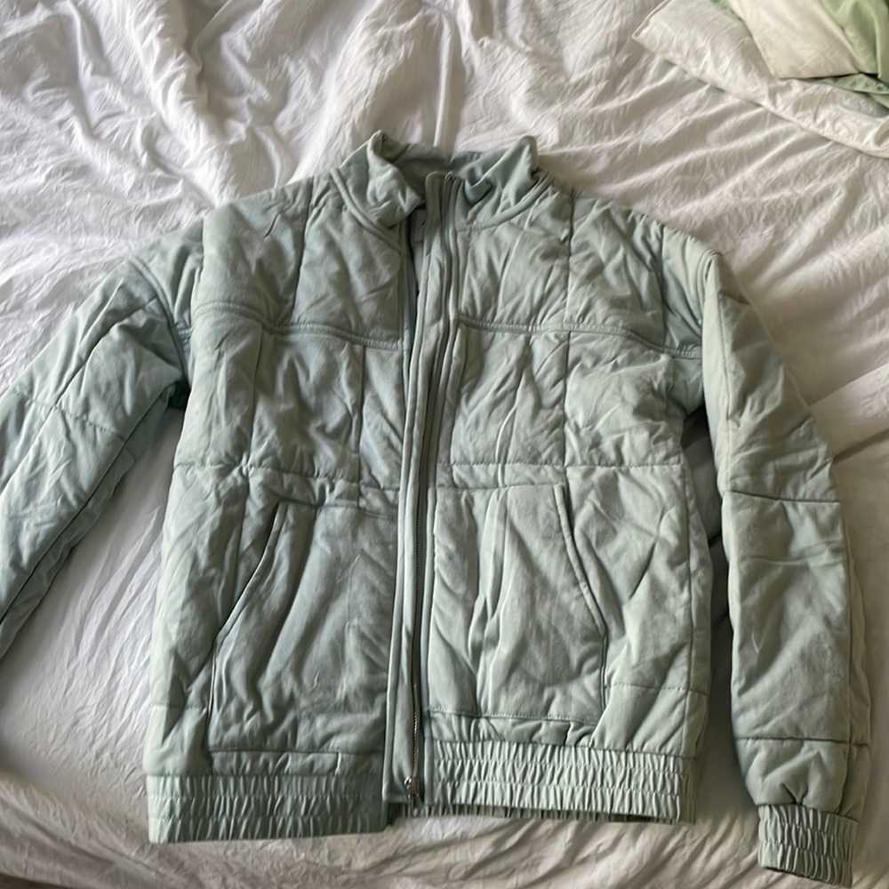 Mint blue coat